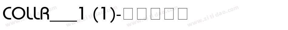COLLR___1 (1)字体转换